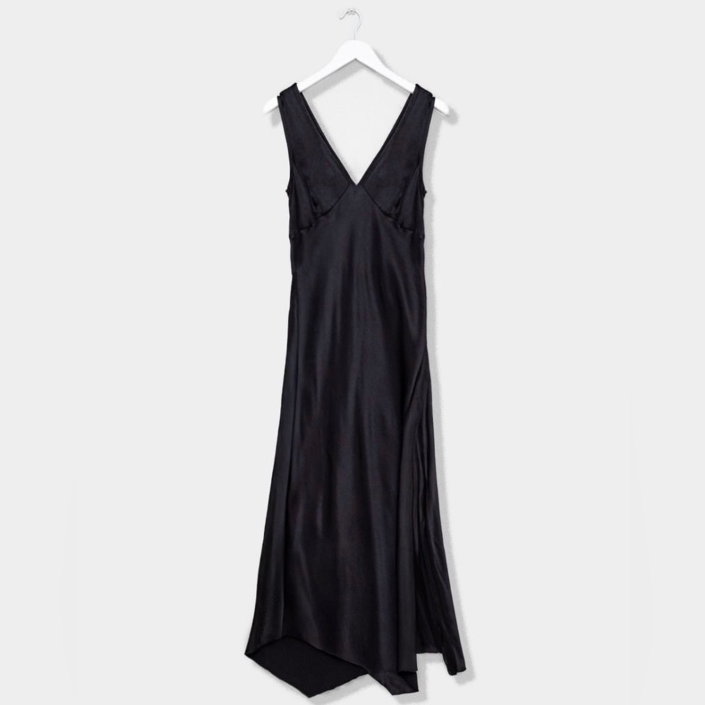 Norma Black Slip Dress